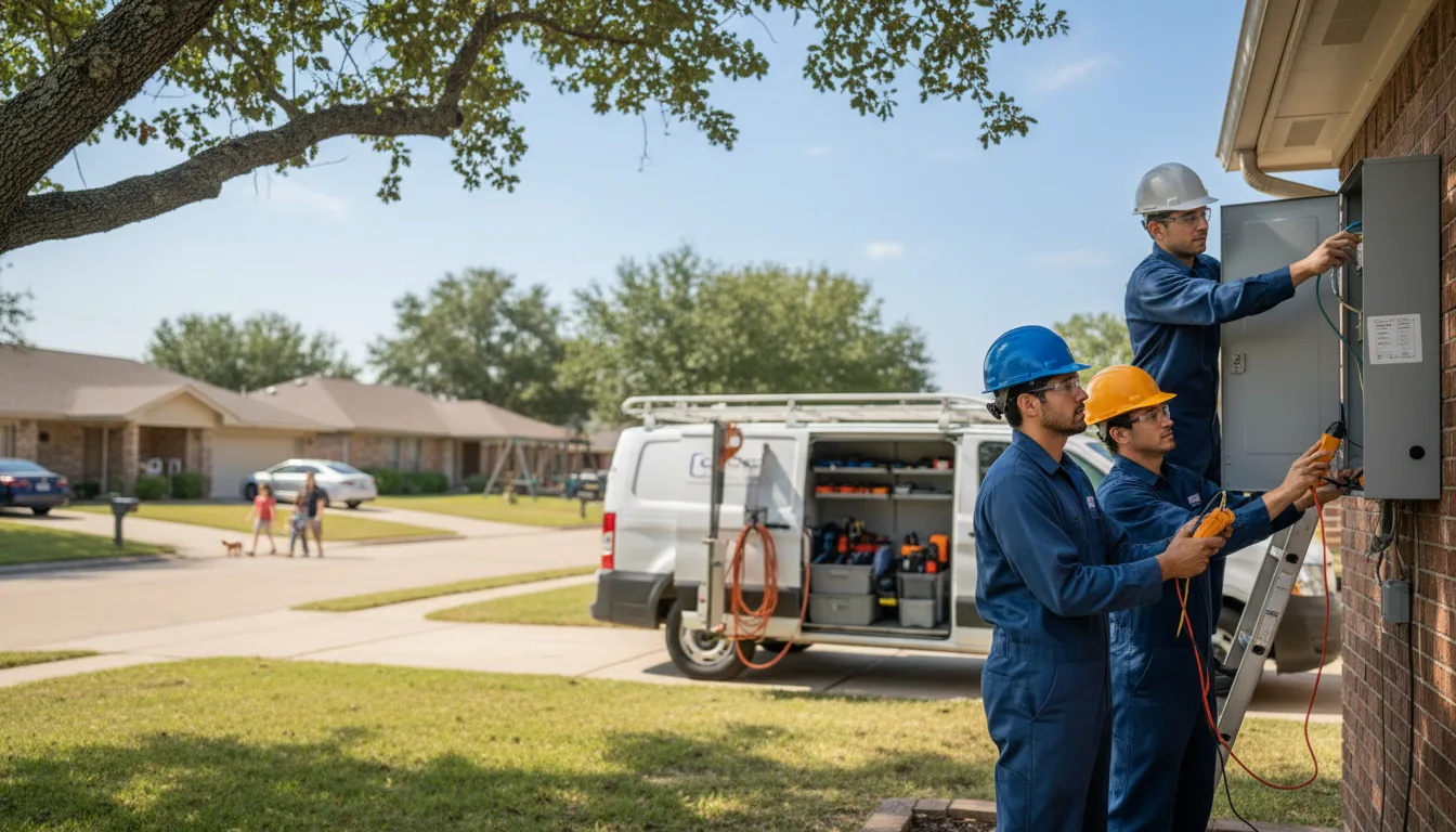 Certified electrician providing emergency electrical services in Yeaddiss, KY